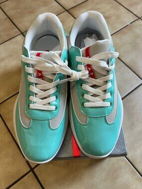 New Authentic America’s Cup Biker-Style Sneakers – Jaded Silver